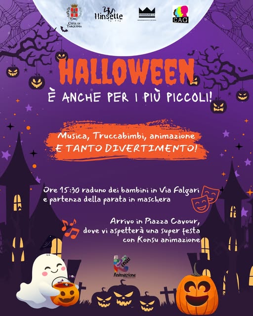 Locandina di Halloween è anche per i più piccoli!