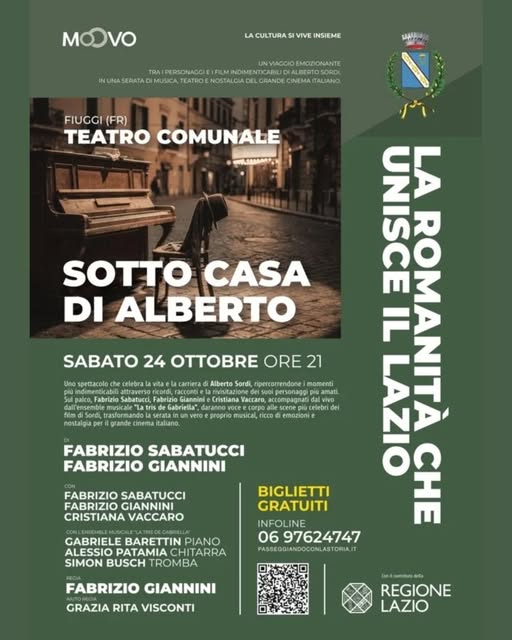 Locandina di Sotto Casa di Alberto - La Romanità che unisce il Lazio