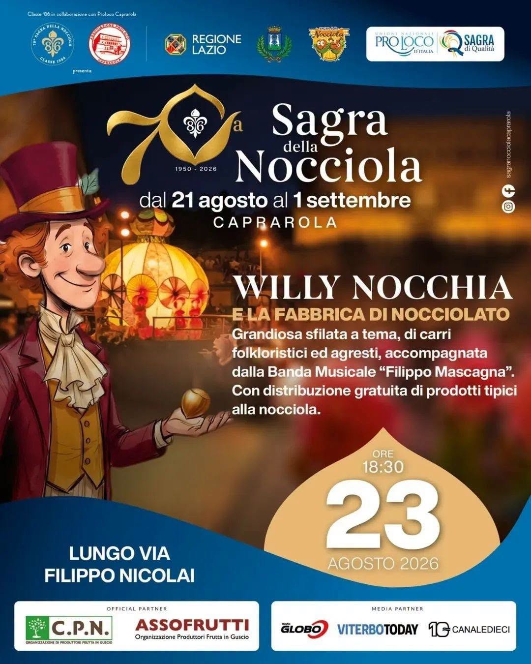Locandina di Sagra della Nocciola