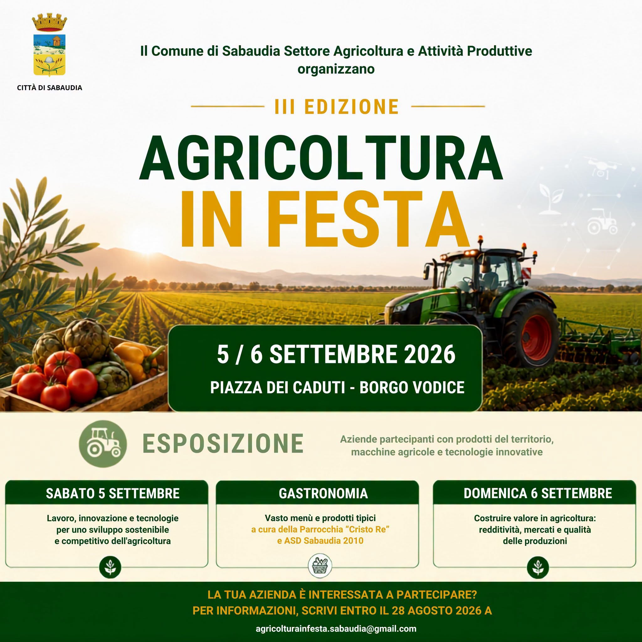 Locandina di Festa dell'Agricoltura 2026