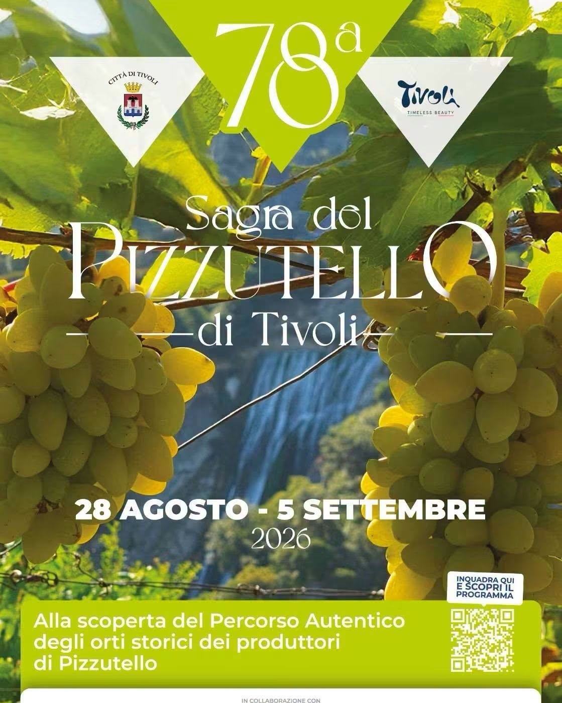 Locandina di 78ª Sagra del Pizzutello di Tivoli