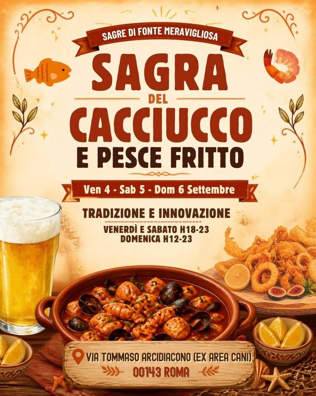 Locandina di Sagra del Cacciucco e Pesce Fritto