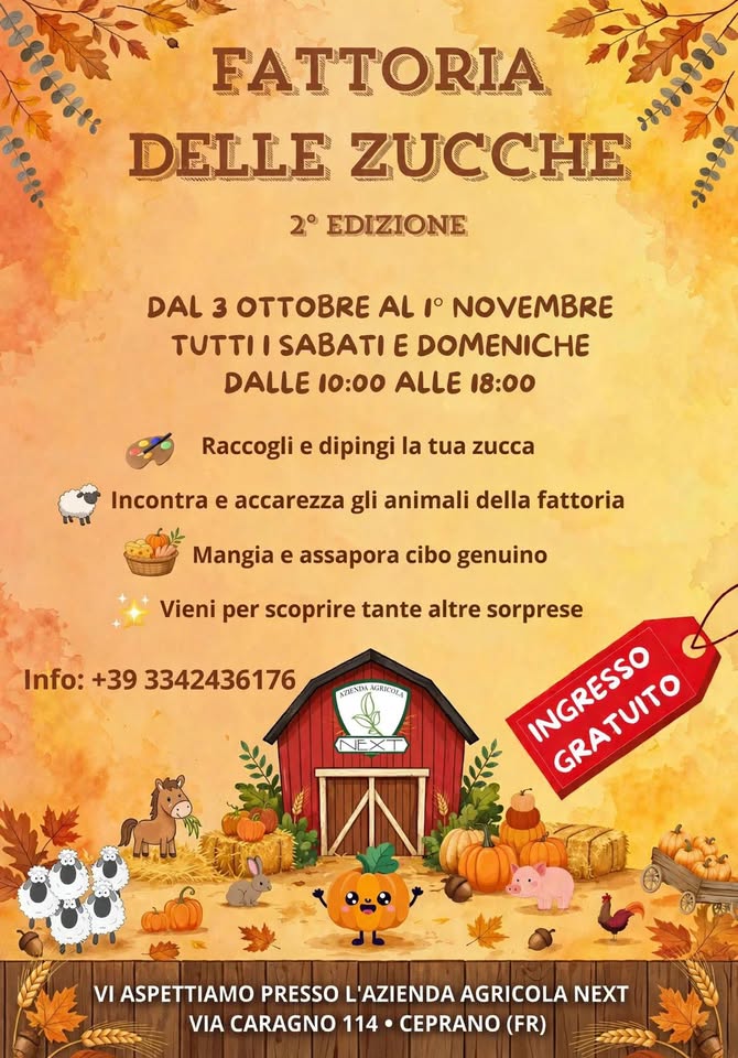 Locandina di Fattoria delle Zucche - 2ª Edizione