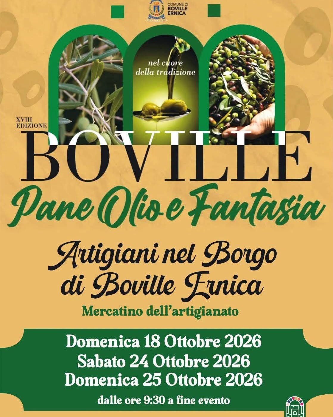 Locandina di Boville Pane Olio e Fantasia