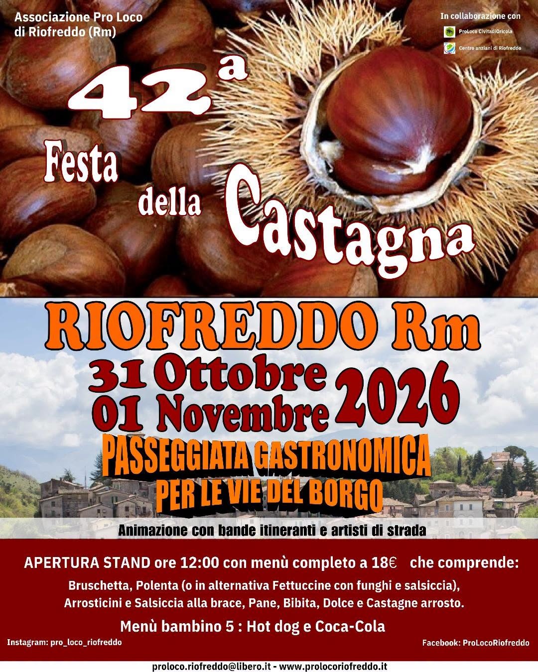 Locandina di 42ª Festa della Castagna