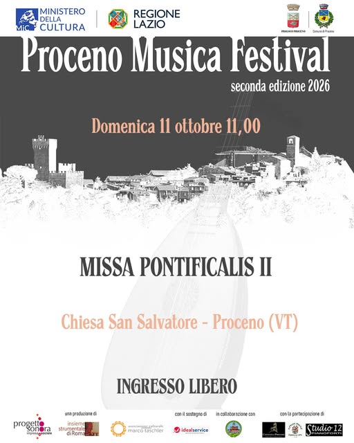 Locandina di Proceno Musica Festival - seconda edizione 2026