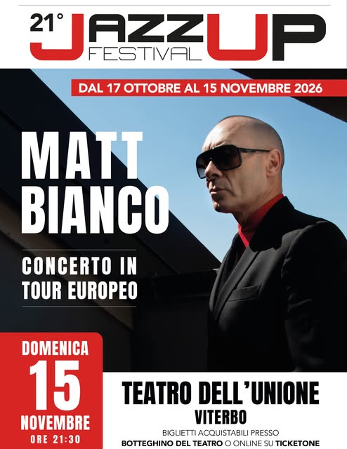 Poster for 21° JazzUp Festival - Matt Bianco in concerto