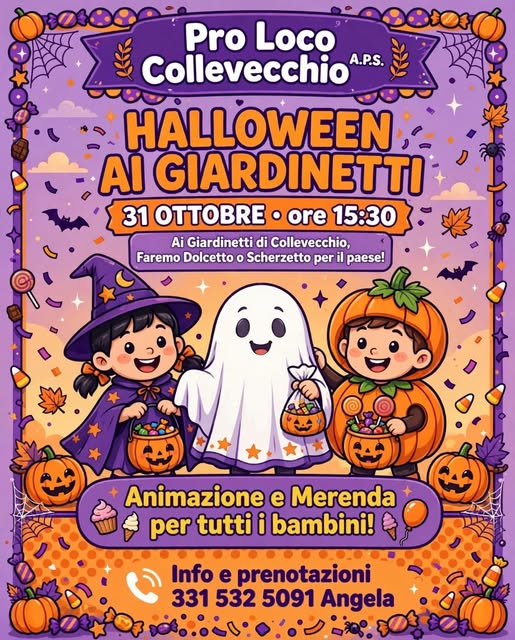 Locandina di Halloween ai Giardinetti
