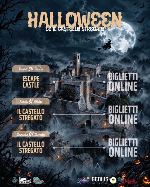 Locandina di Halloween ed il Castello Stregato
