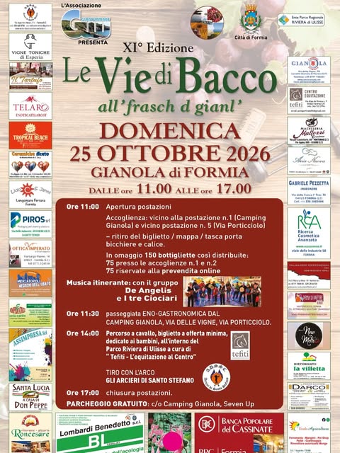 Locandina di Le Vie di Bacco
