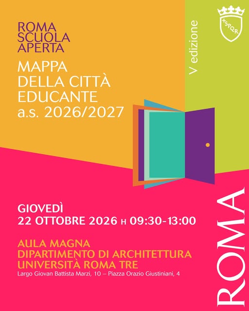 Locandina di Roma Scuola Aperta - Mappa della Città Educante